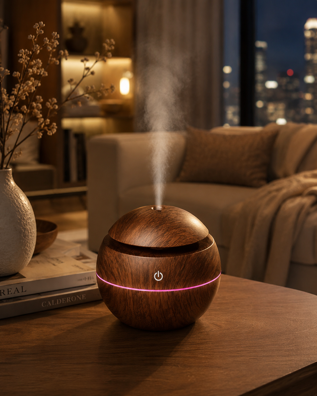 Nestora™ WoodSphere Humidifier