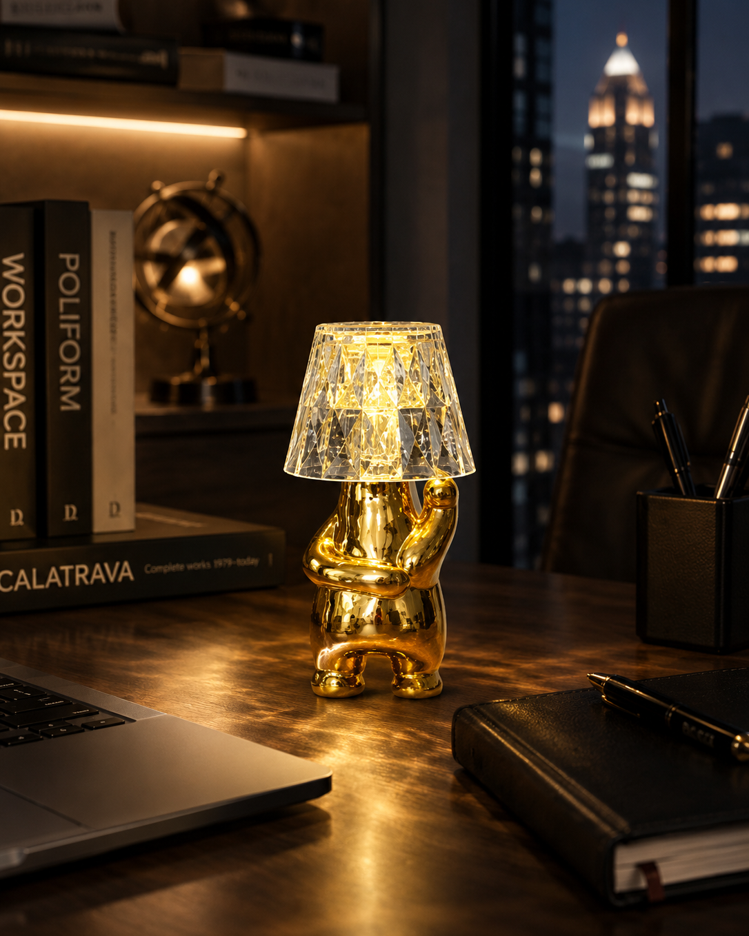 Nestora™ CrystalGlow Mini Table Lamp