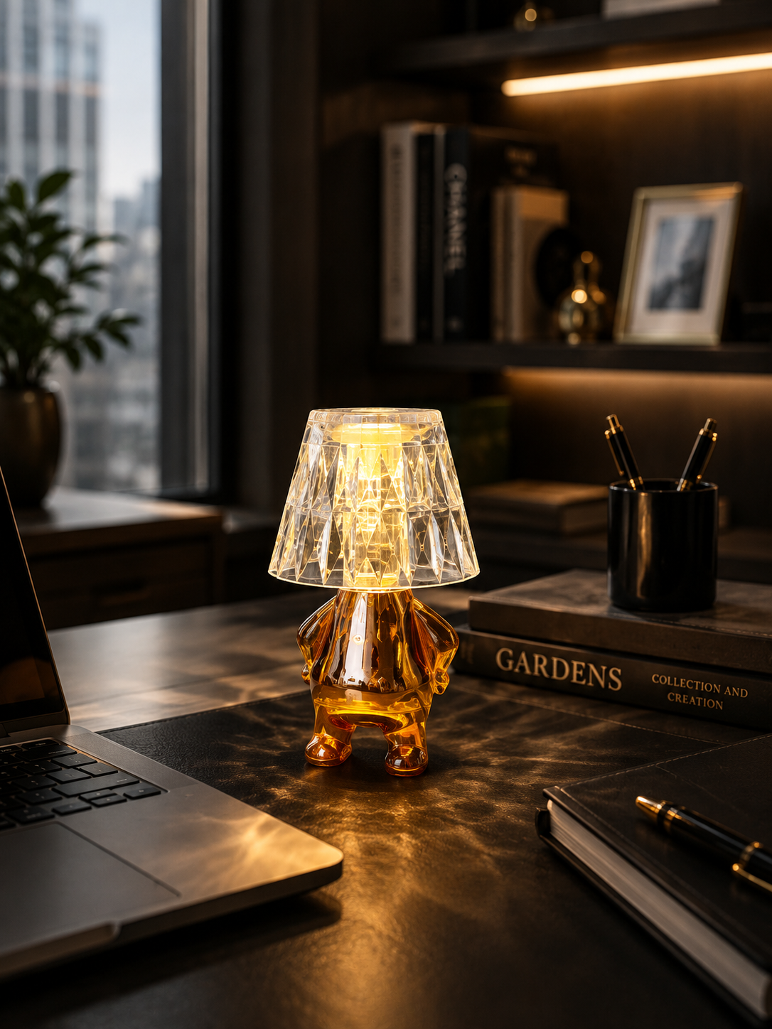 Nestora™ CrystalGlow Mini Table Lamp