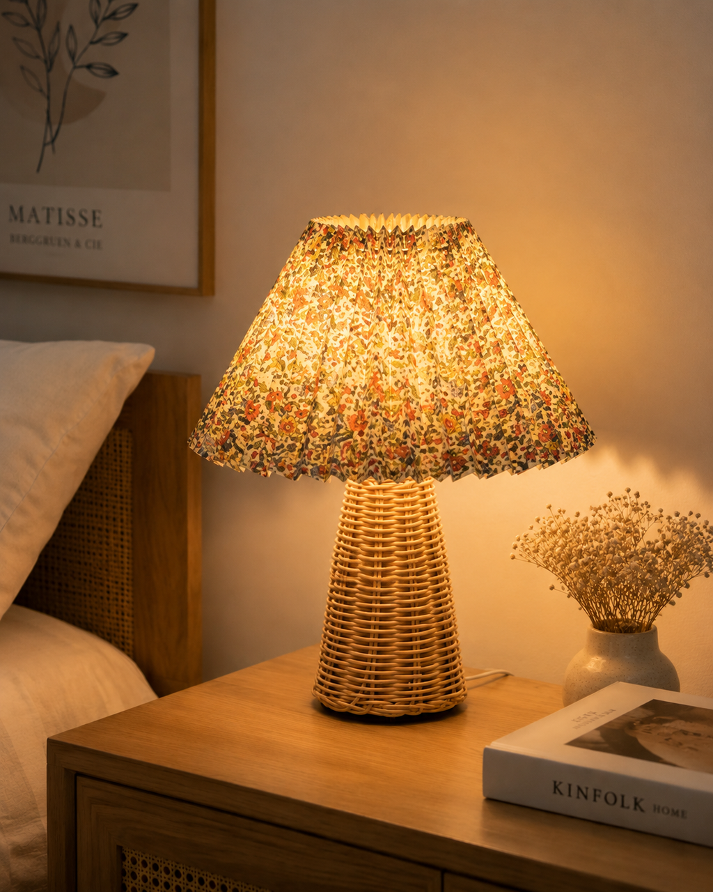 AuraLume™ Pleated Table Lamp
