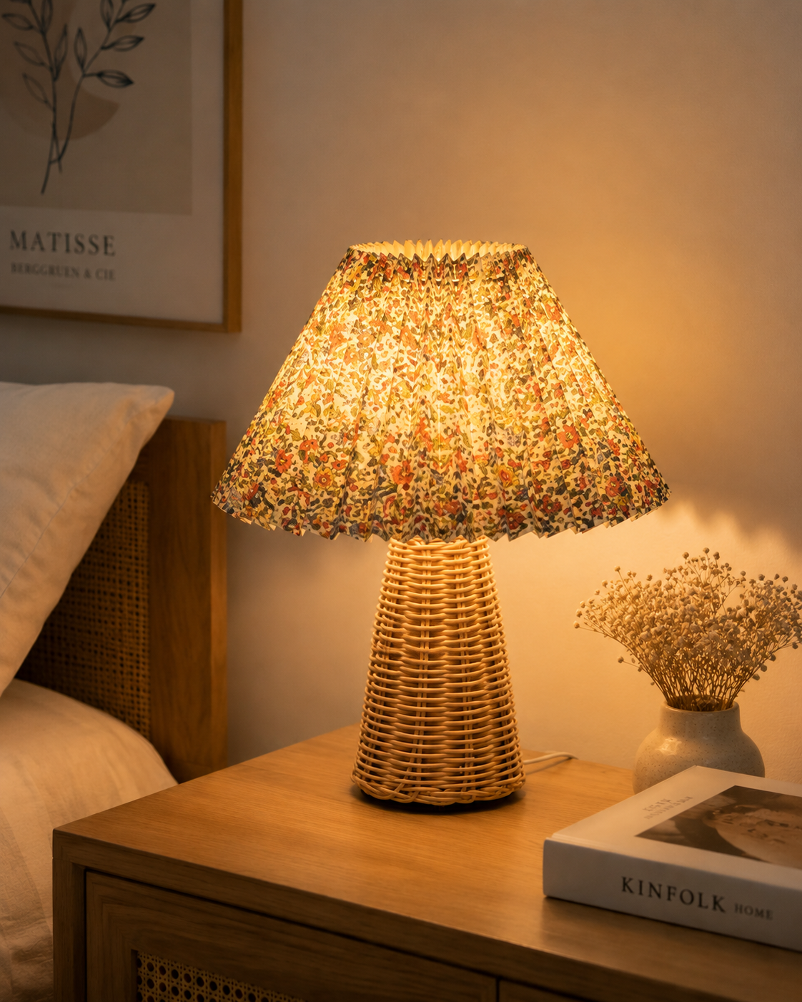 AuraLume™ Pleated Table Lamp