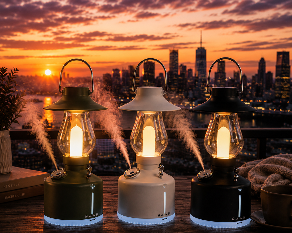 Nestora™ Vintage Lantern Humidifier