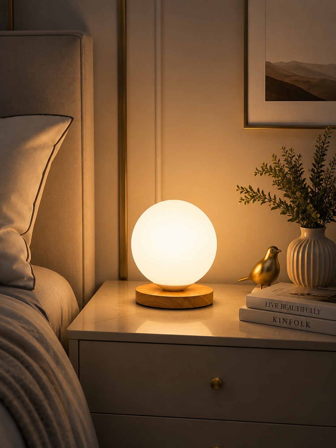 Nestora™ LumiForm Nordic Table Lamp