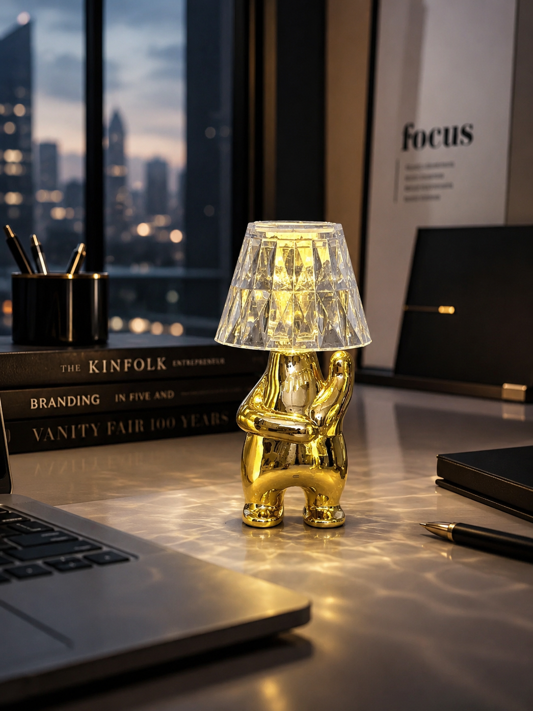 Nestora™ CrystalGlow Mini Table Lamp