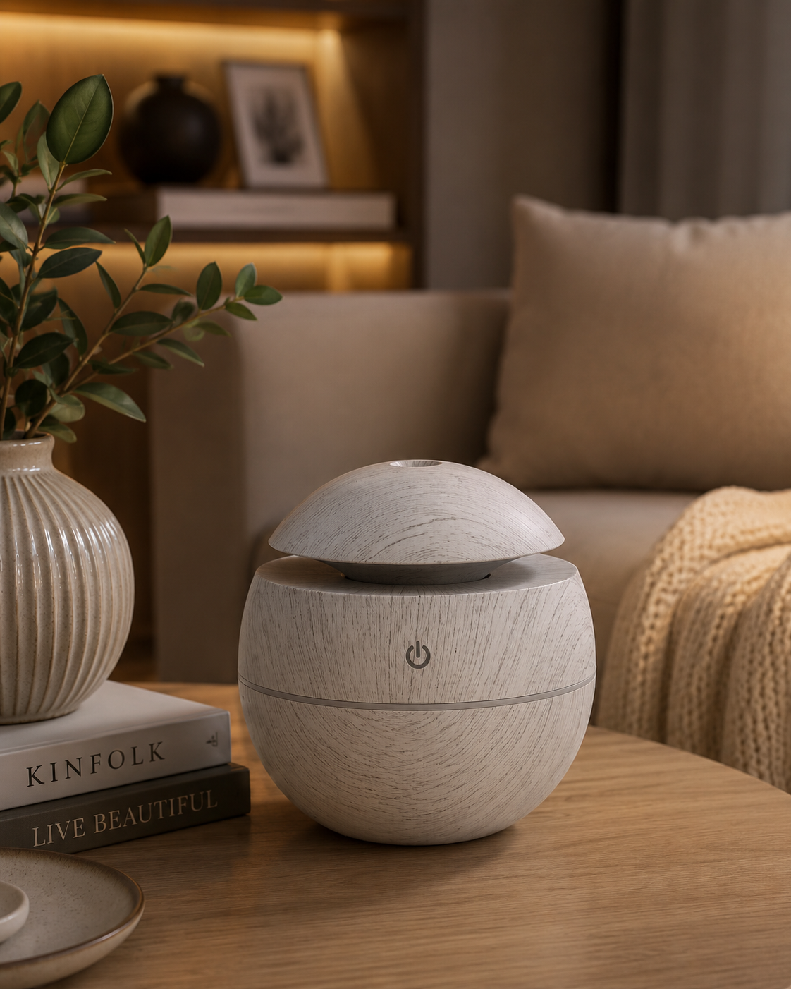 Nestora™ WoodSphere Humidifier