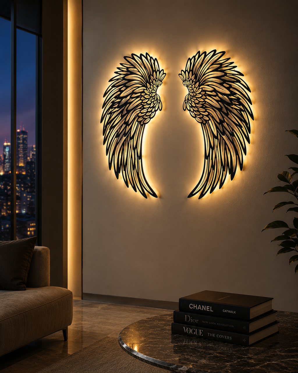 Celestia Wings™ LED Wall Art