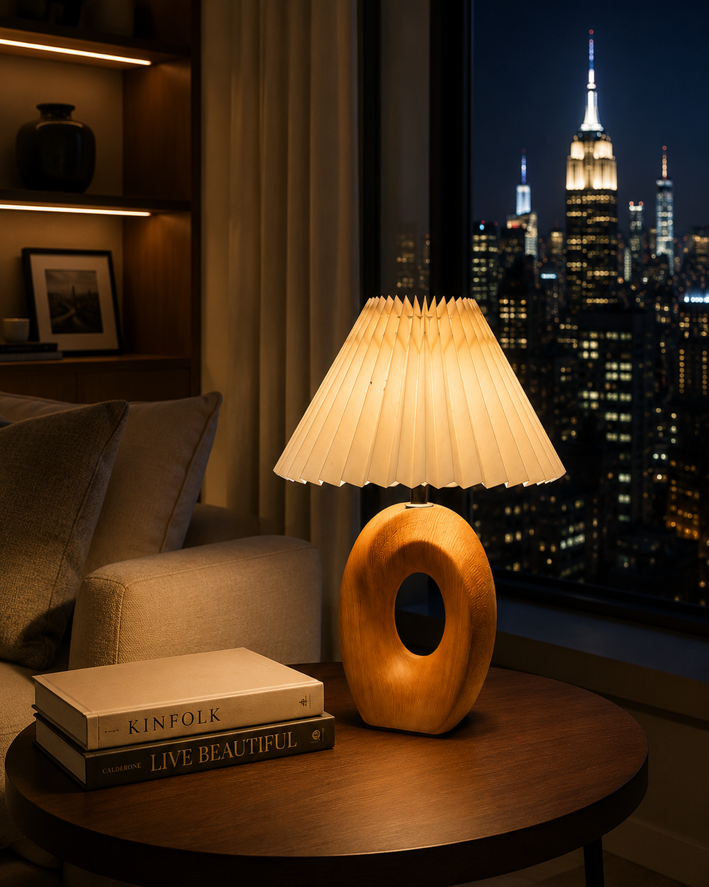 Nestora™ Nordic Pleated Table Lamp
