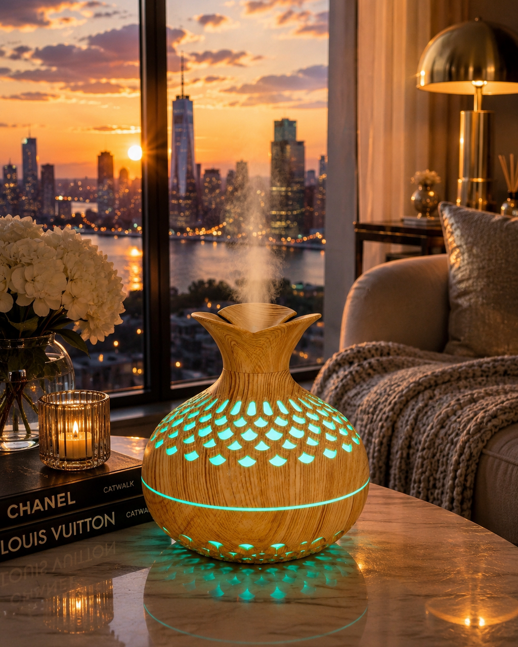 Nestora™ BloomMist Aroma Diffuser