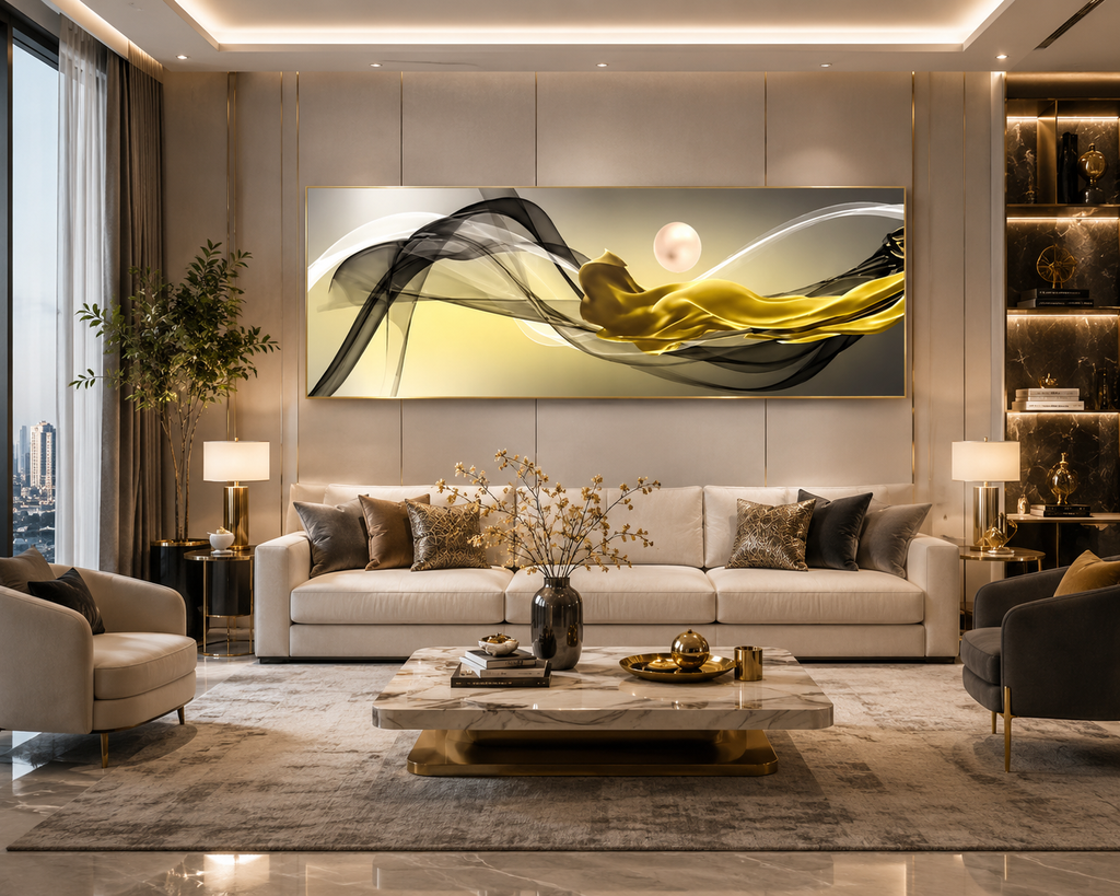 UrbanFlow™ | Modern Abstract Canvas Wall Art