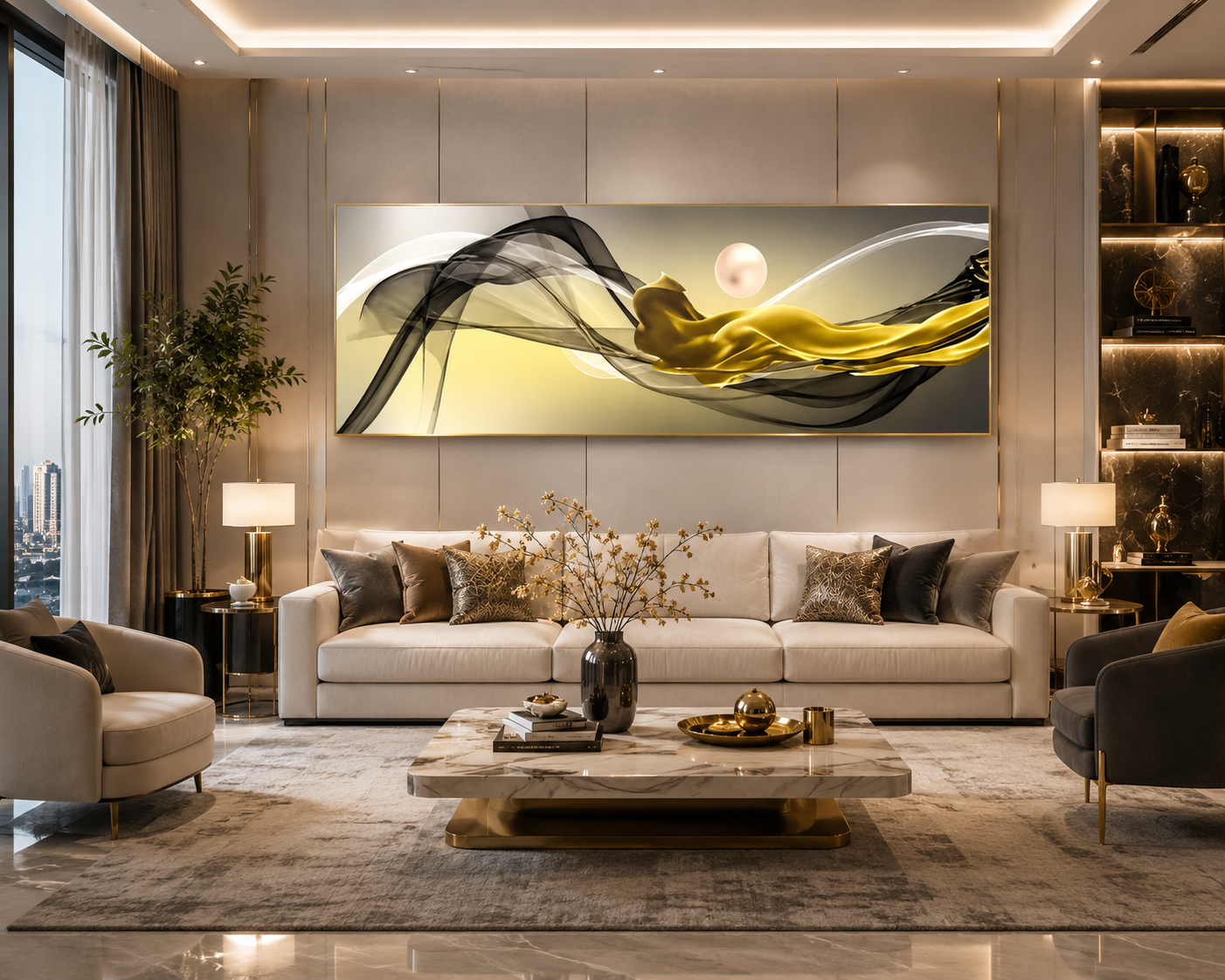 UrbanFlow™ | Modern Abstract Canvas Wall Art