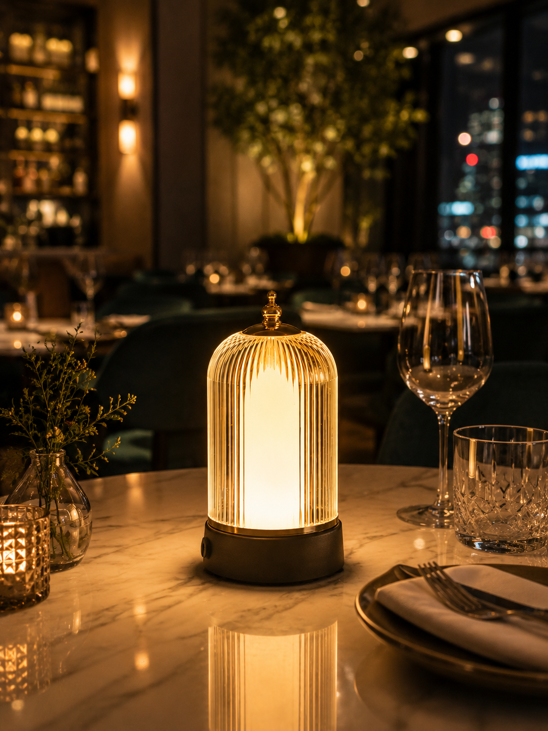 Nestora™ LumiLantern Table Lamp