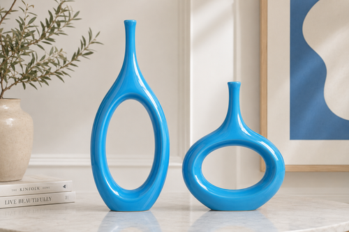 AuraLoop™ Sculptural Ceramic Vase