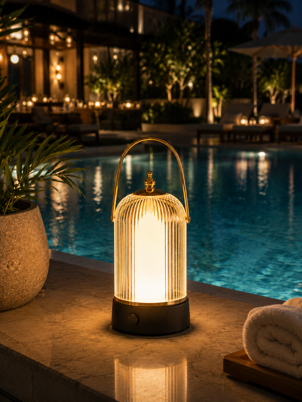 Nestora™ LumiLantern Table Lamp