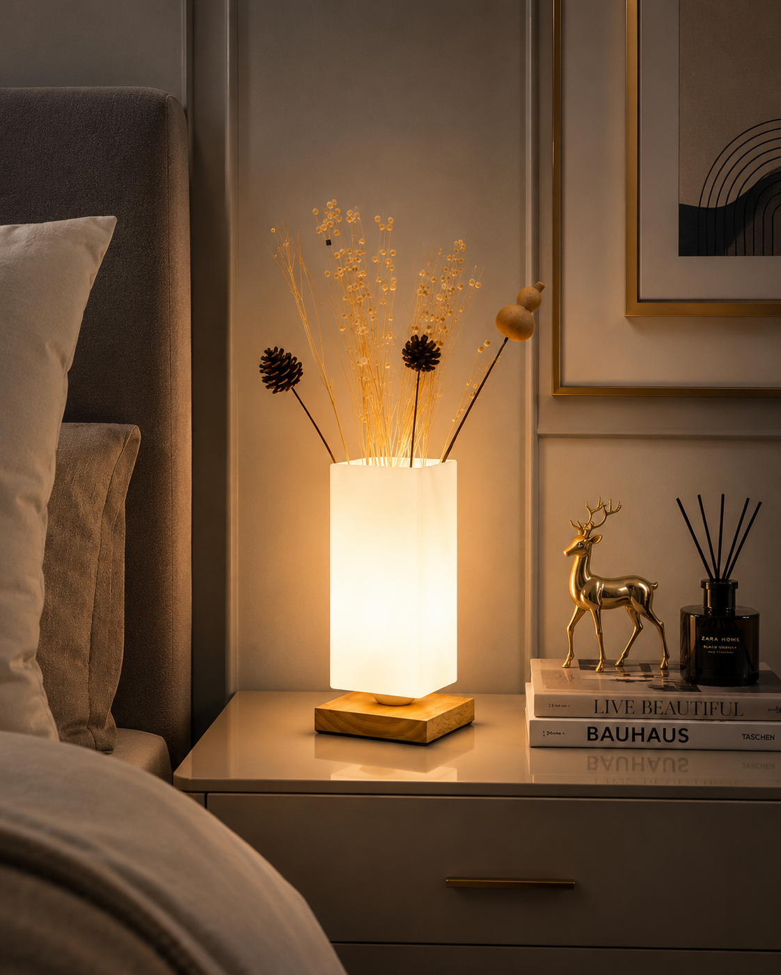 Nestora™ LumiForm Nordic Table Lamp
