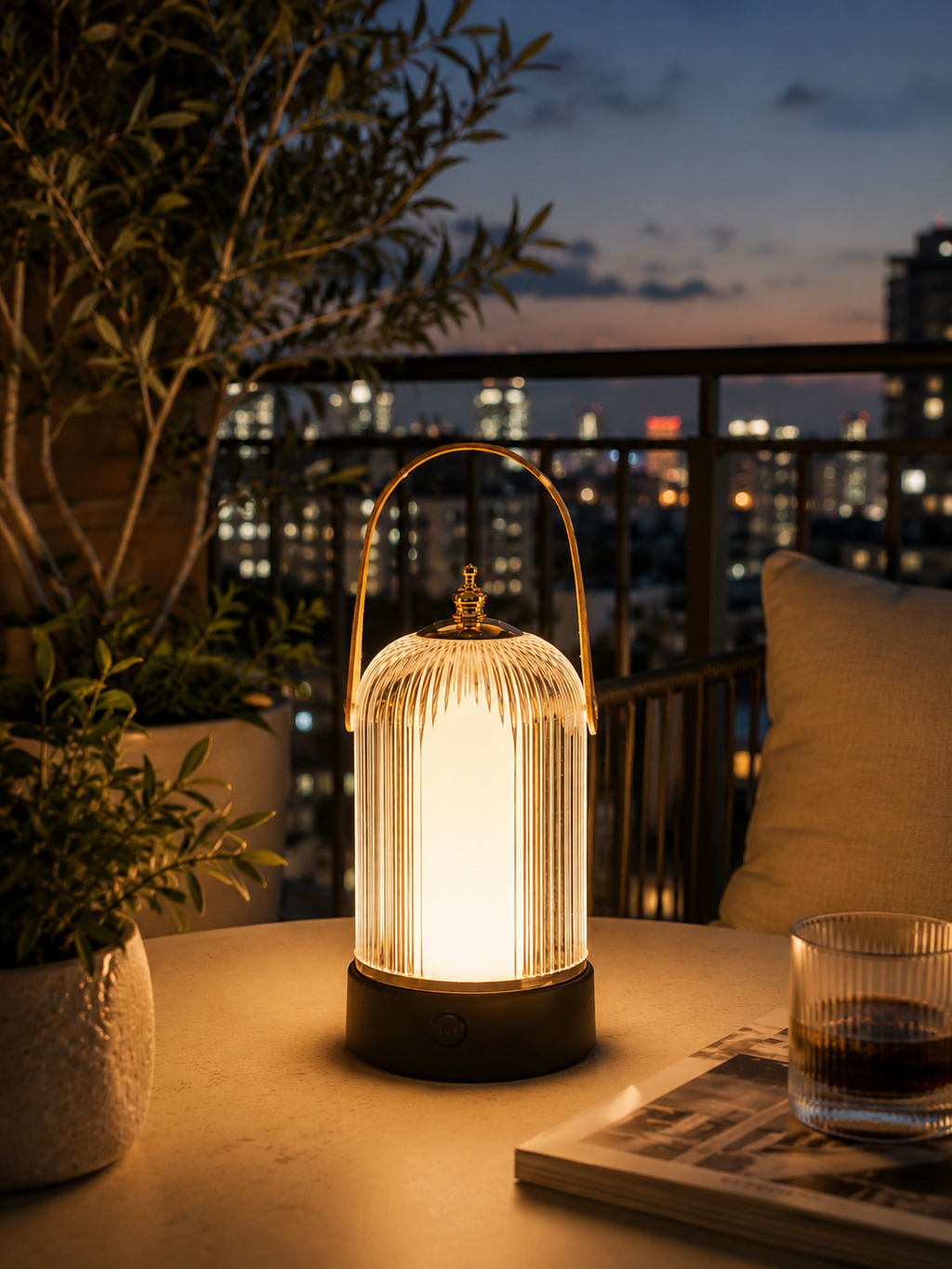 Nestora™ LumiLantern Table Lamp