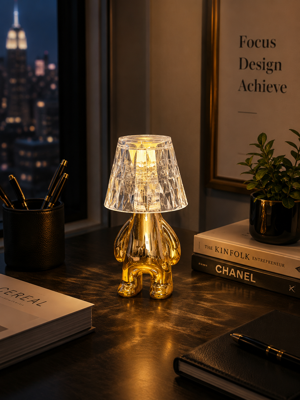 Nestora™ CrystalGlow Mini Table Lamp
