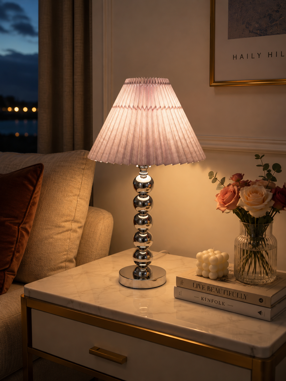 Nestora™ LumiPleat Luxury Table Lamp