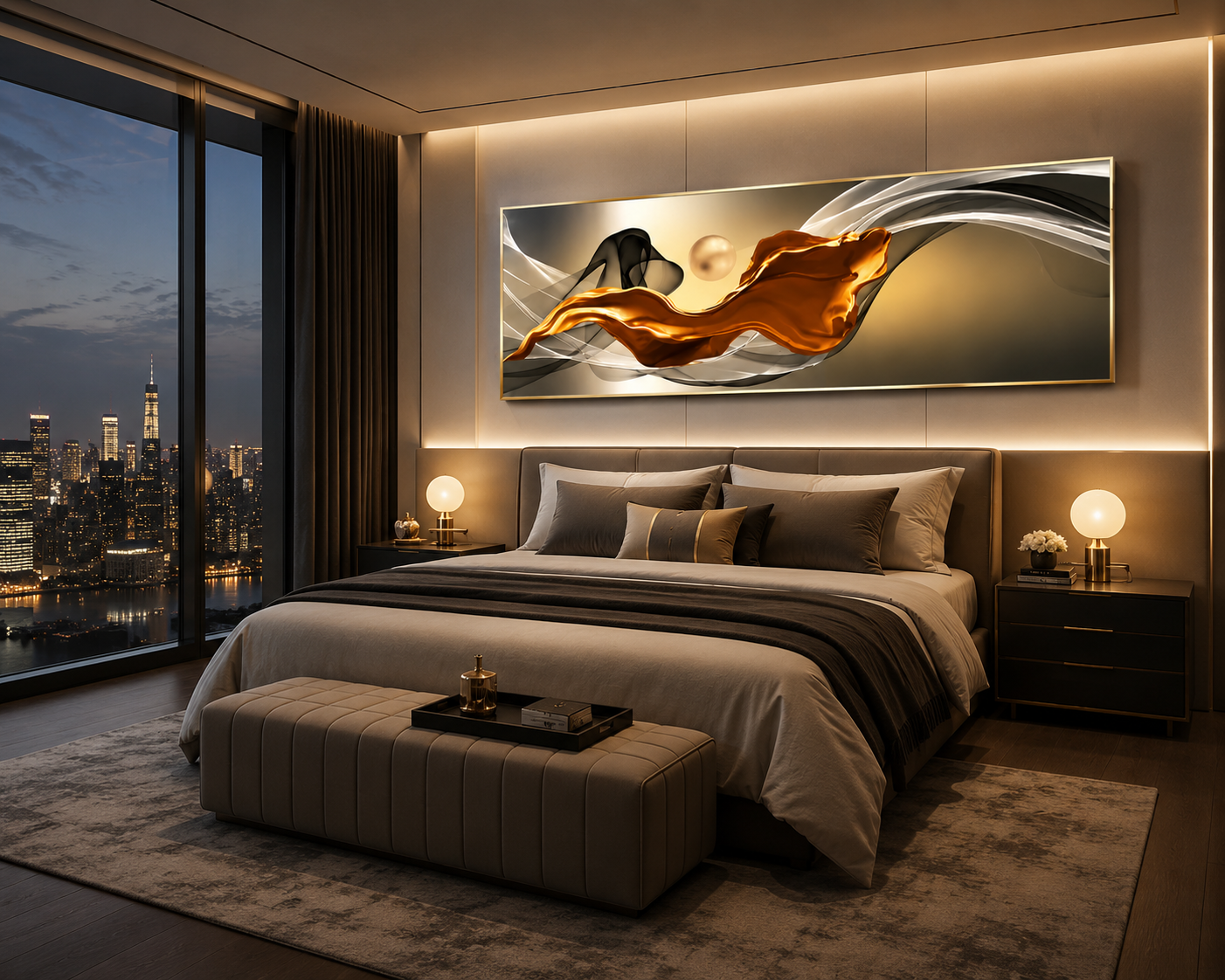 UrbanFlow™ | Modern Abstract Canvas Wall Art