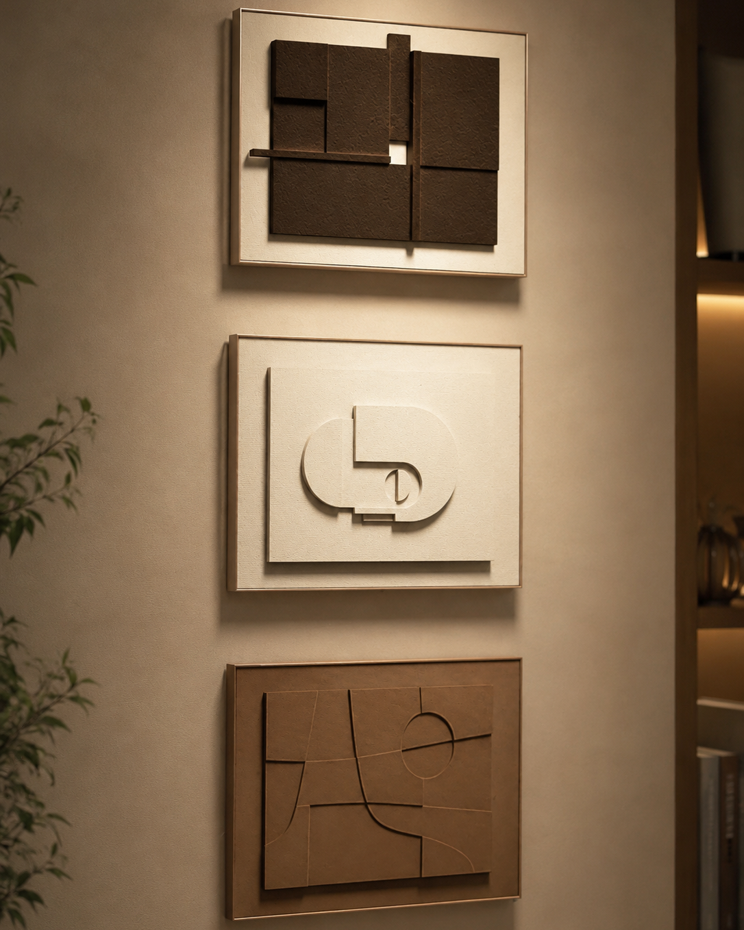 MorandiForm™ | 3D Abstract Geometric Wall Art