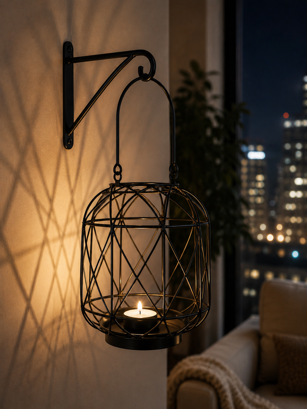 LumiCage™ | Nordic Iron Decorative Lantern Candle Holder