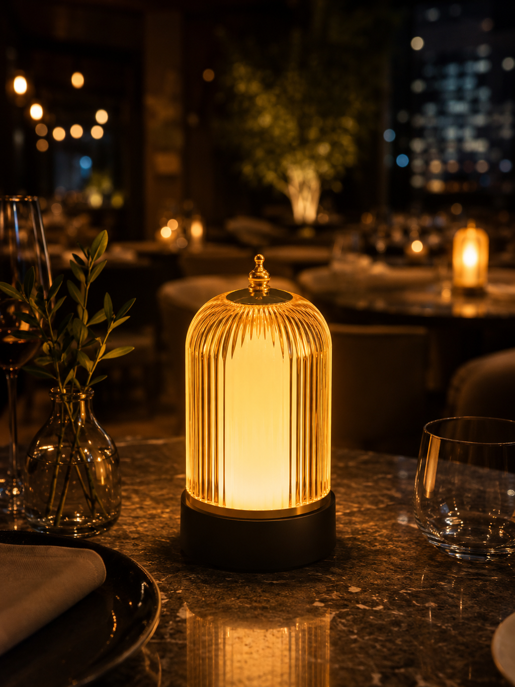 Nestora™ LumiLantern Table Lamp