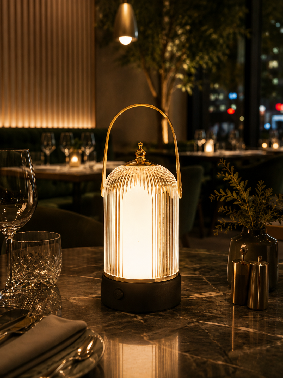 Nestora™ LumiLantern Table Lamp