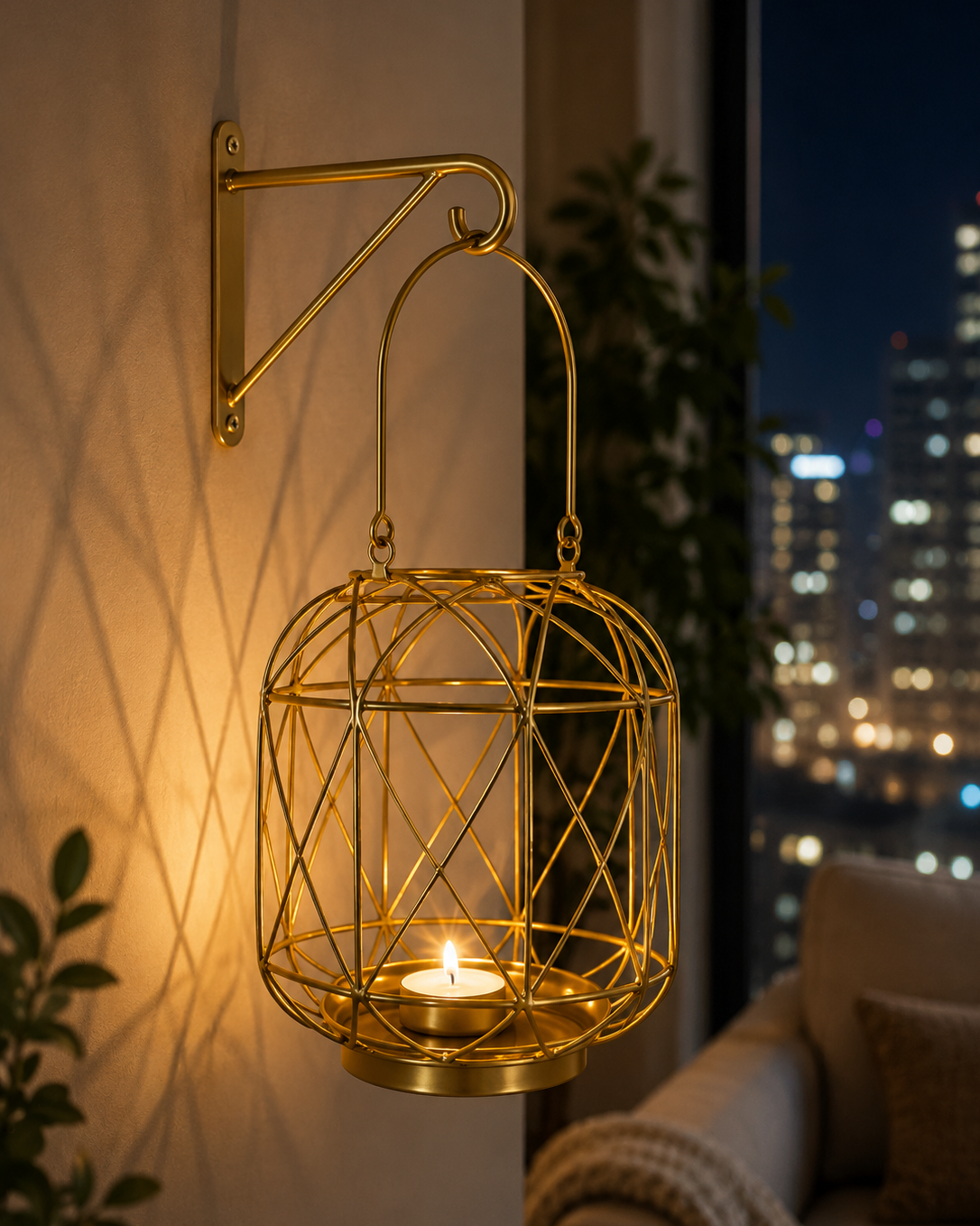 LumiCage™ | Nordic Iron Decorative Lantern Candle Holder
