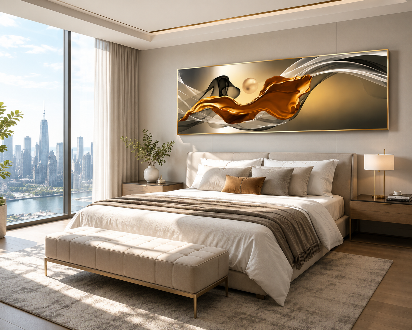 UrbanFlow™ | Modern Abstract Canvas Wall Art