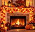 Nestora™ Autumn Glow Garland Set – 3-Pack 30FT LED Maple Leaves