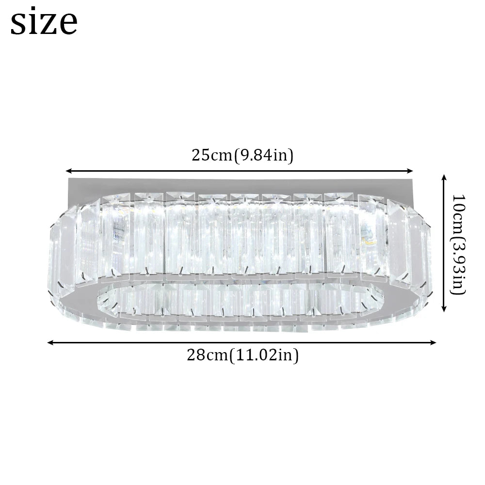 Nestora™ CrystalGlow Ceiling Light